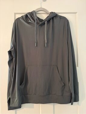 Comfrt All Day Jersey Gray Hooded Pullover Shirt